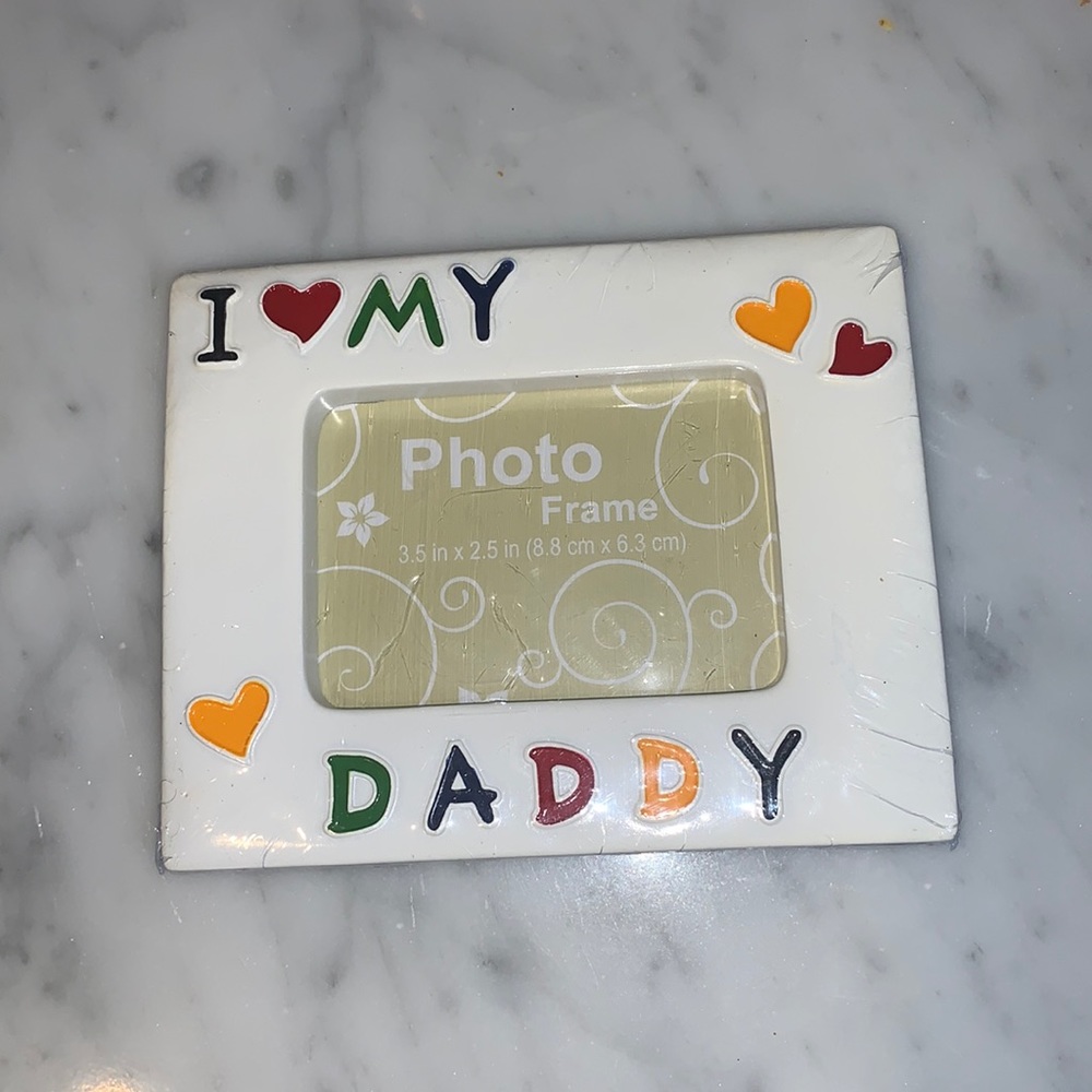 I ❤️ my dad picture frame